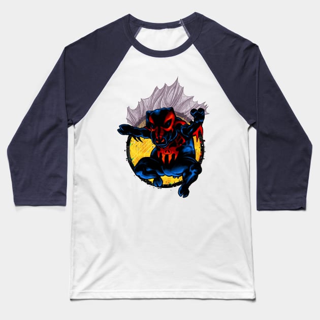 Spider-Ham 2099 Baseball T-Shirt by ThirteenthFloor